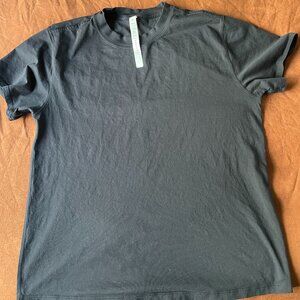 Lululemon All Yours Cotton T-Shirt Size 6 Black